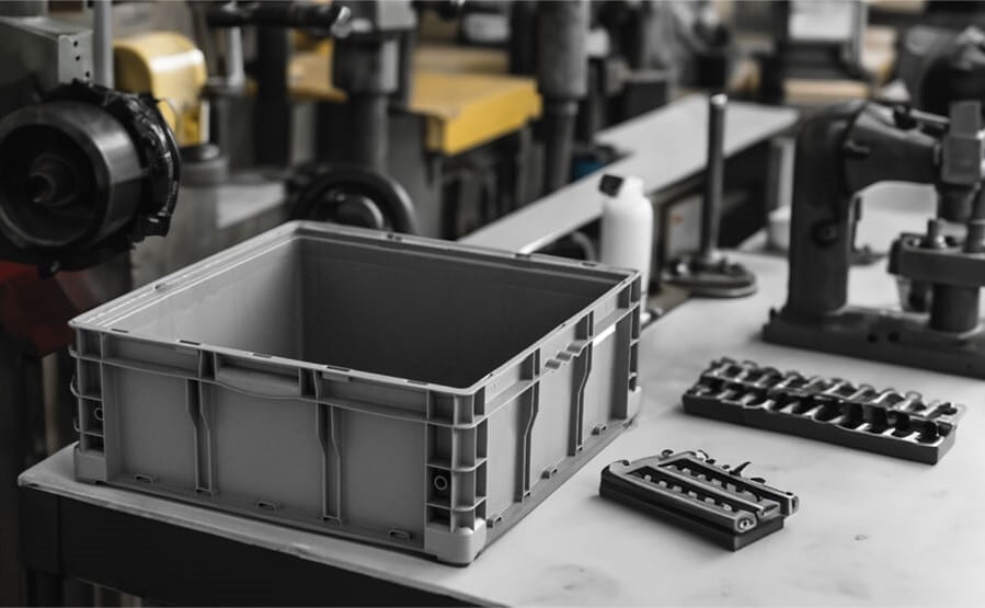 cajas de plastico industriales taller mecanico