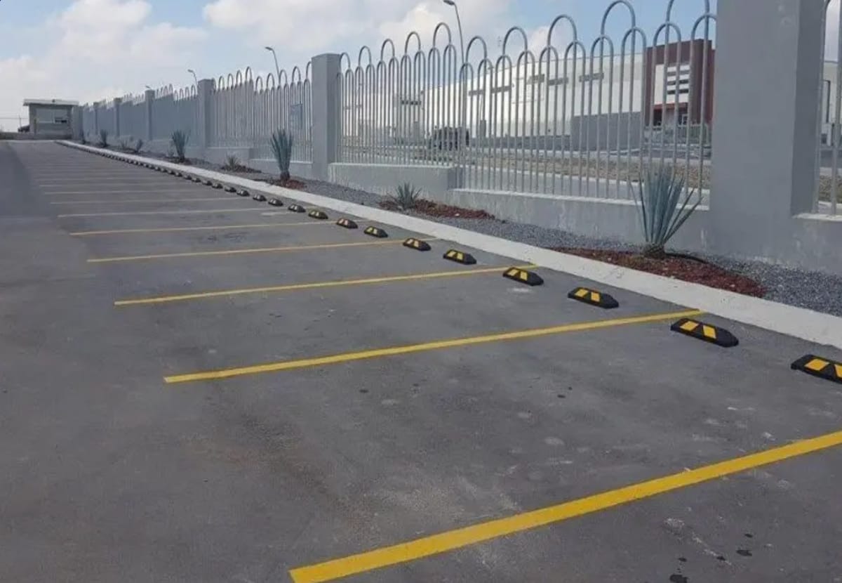 topes para estacionamiendo colocación