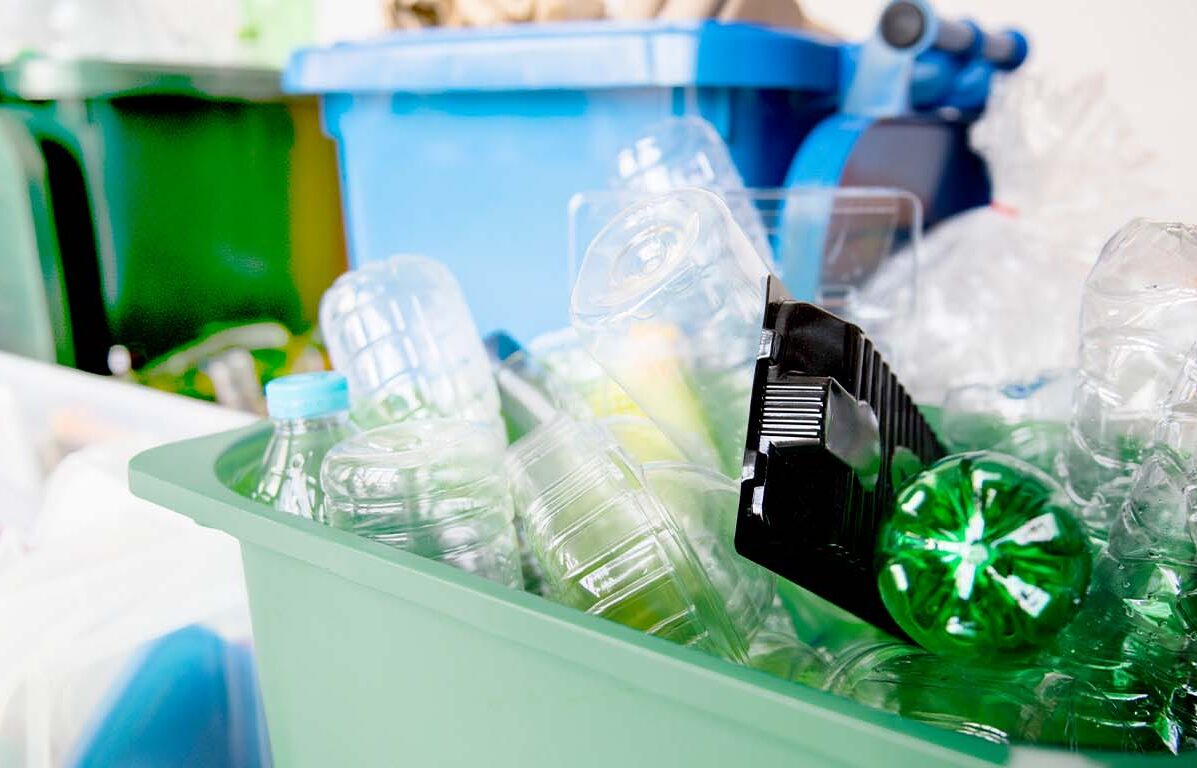 Botes de basura reciclaje