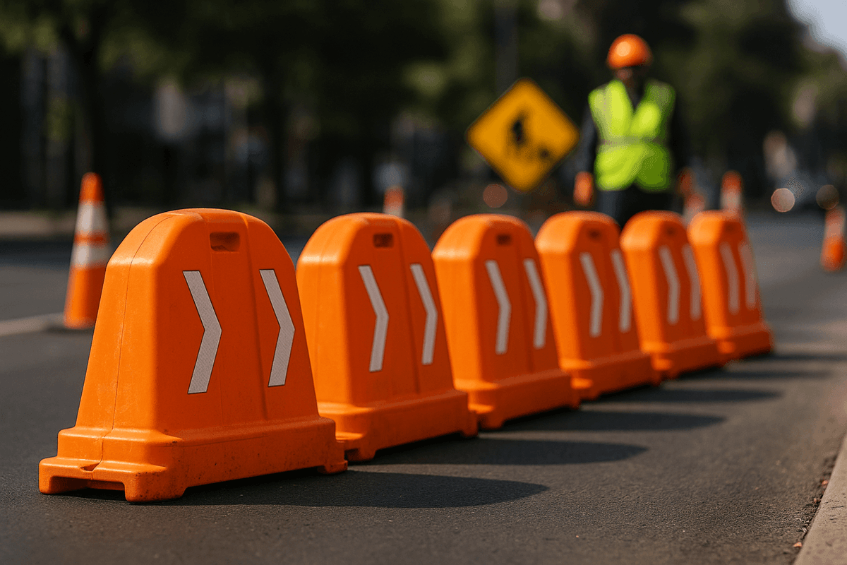 Barrera anidable sin luz